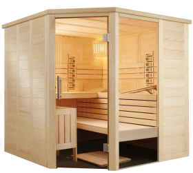 Kombinovaná sauna Harvia Alaska Corner Infra+