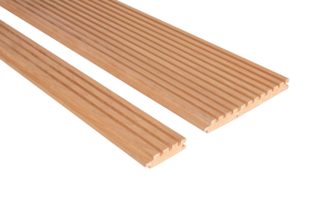 Saunové palubovky jelša 15x60x2400mm (6ks/bal), KYTE-S