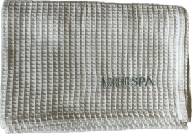 Vaflová osuška do sauny NordicSPA - BIELA, 70x140