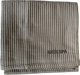 Vaflové prestieradlo do sauny NordicSPA - ŠEDÁ, 140X180