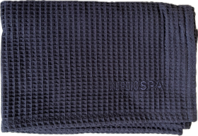 Vaflová osuška do sauny NordicSPA - TMAVO MODRÁ, 70x140