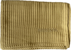 Vaflová osuška do sauny NordicSPA - BÉŽOVÁ, 70x140