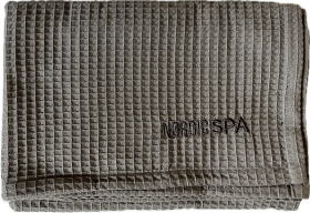 Vaflová osuška do sauny NordicSPA - ŠEDÁ, 70x140