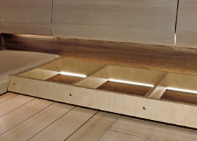 2.akosť: Konštrukcie lavice Cariitti Taive, modul 220x49cm