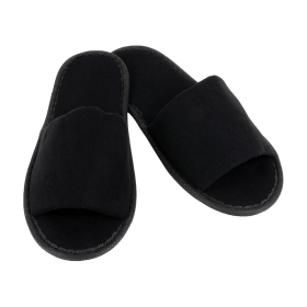Wellness papuče STANDARD čierne, otvorené – 28 cm