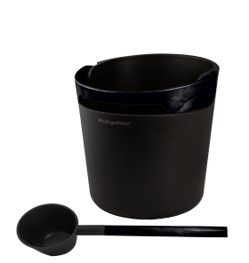 Set vedro s naberačkou Harvia Helmi - čierny