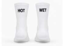Ponožky Fínska sauna "Hot wet" - biele veľ. 41/42