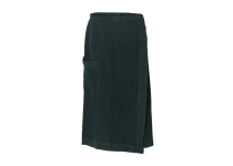 Vaflový kilt Rento – čierna a tmavozelená, 70 × 145 cm