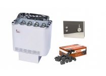 Set kachle Nordex Next E 6kW s reguláciou K1 Next a kamene
