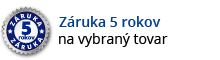 Záruka 5 rokov na vybraný tovar